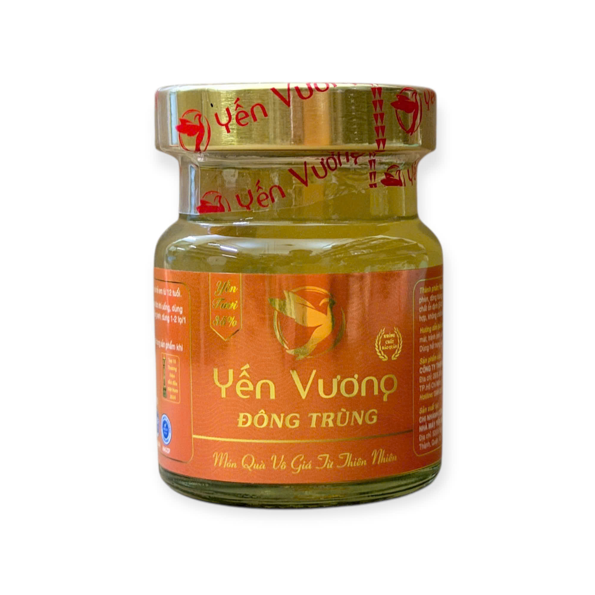 Hũ yến Vương 70ml Đông Trùng